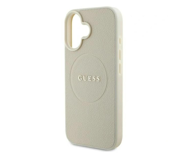Guess Grained Ring do iPhone 16 beżowy - 1279107 - zdjęcie 2